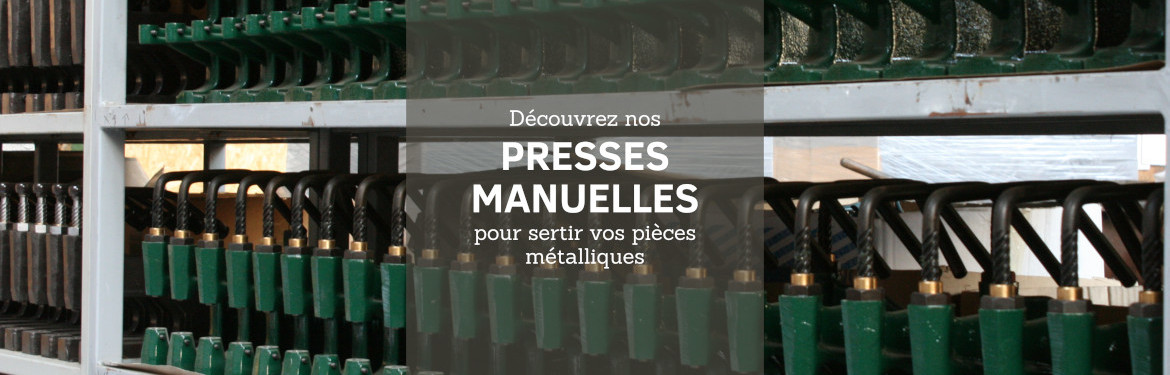 presses manuelles